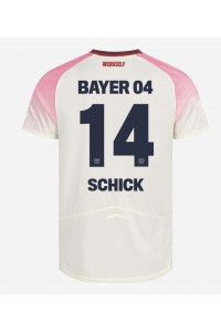 Fotbalové Dres Bayer Leverkusen Patrik Schick #14 Venkovní Oblečení 2025-26 Krátký Rukáv